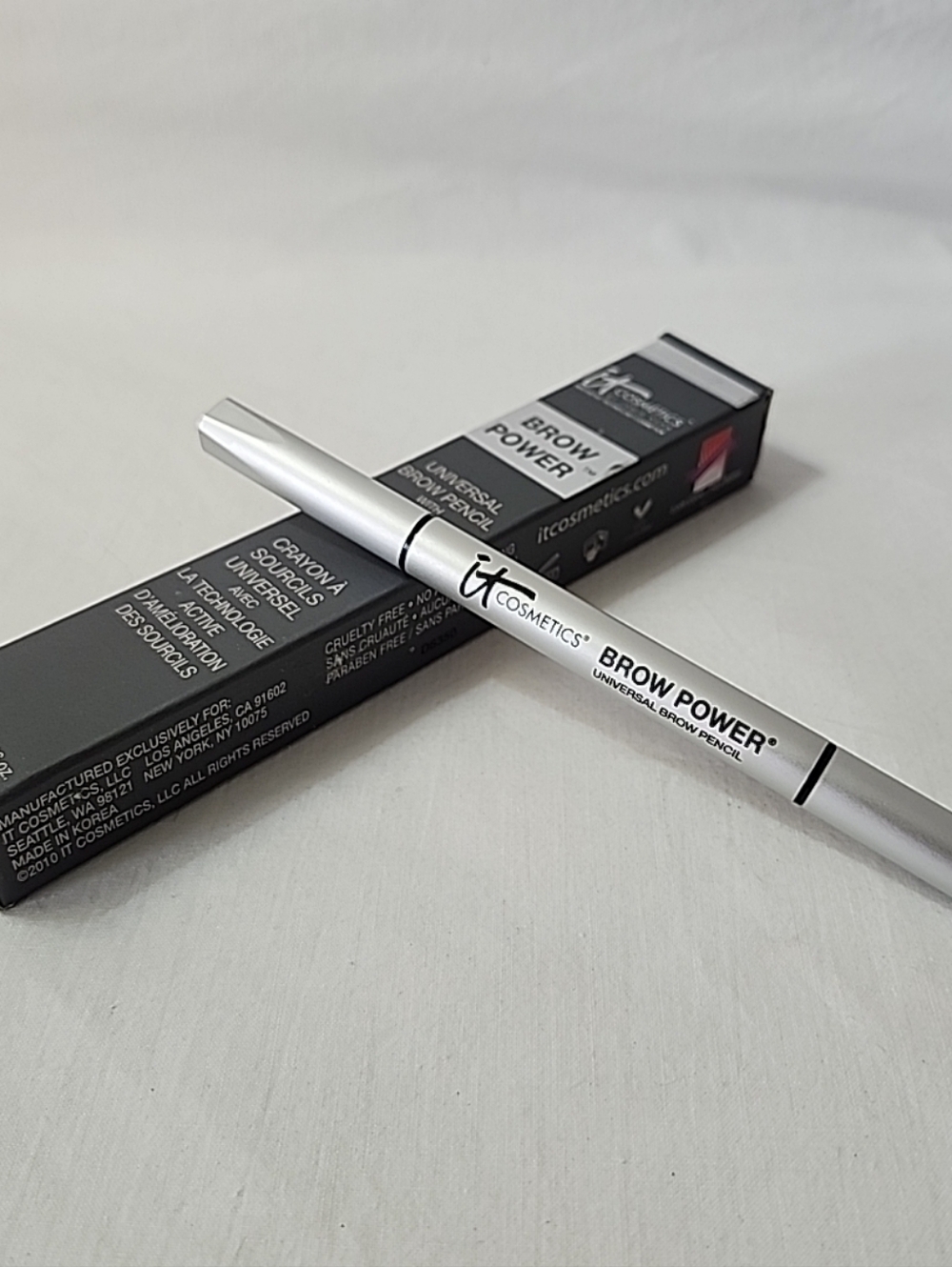 New IT Cosmetics Brow Power Micro Eyebrow Pencil Universal Taupe 0.017 oz